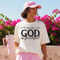 Not Because Life is Easy but Becuase God is Faithful black print