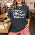 Overly Caffeinated Introvert white print