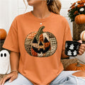 Faux Patchwork Jack O Lantern