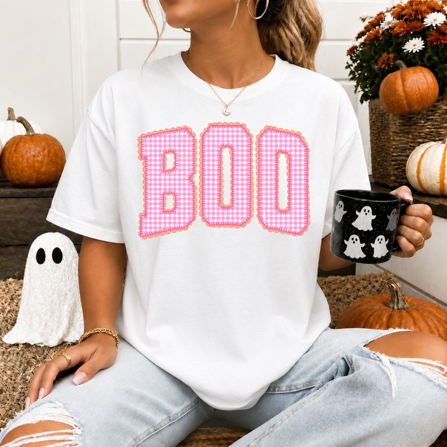 Boo Pink Gingam