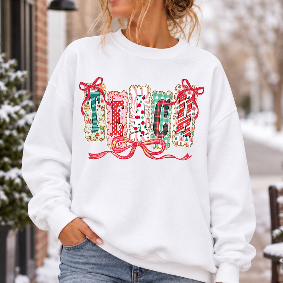 Preppy Christmas Teach