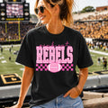 Pink Out Check Rebels