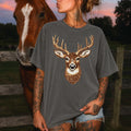 Rhinestone Look Deer