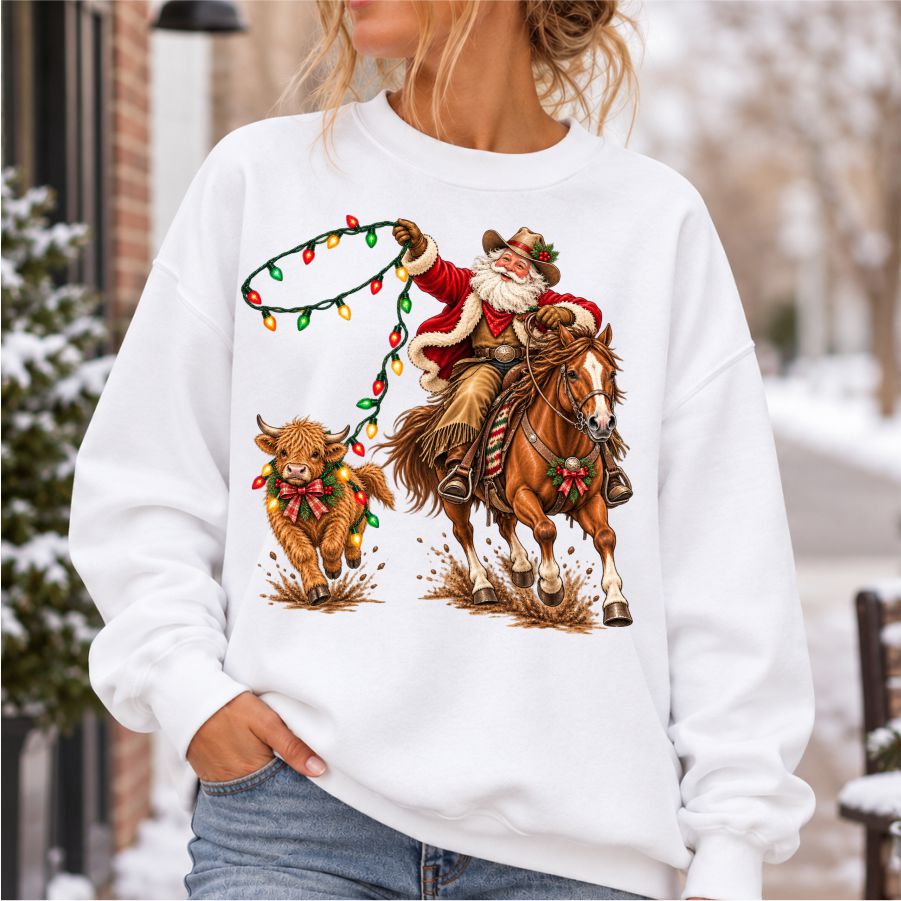 Roping Santa