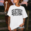 Selectively Social black print