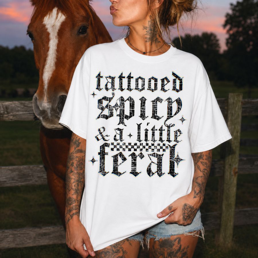 Tattooed Spicy & a Little Feral