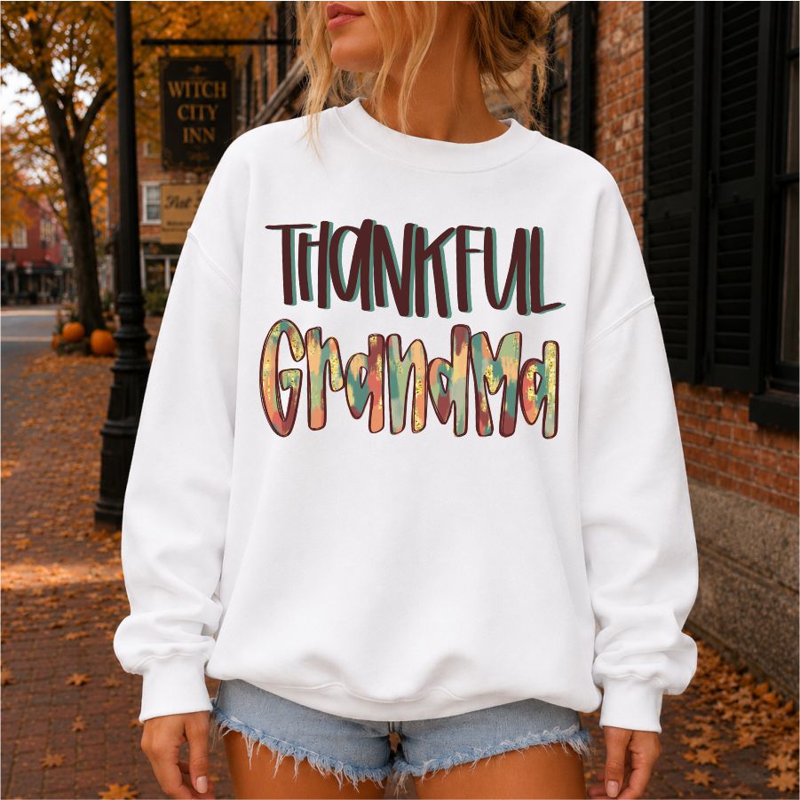 Thankful Grandma Fall Pattern