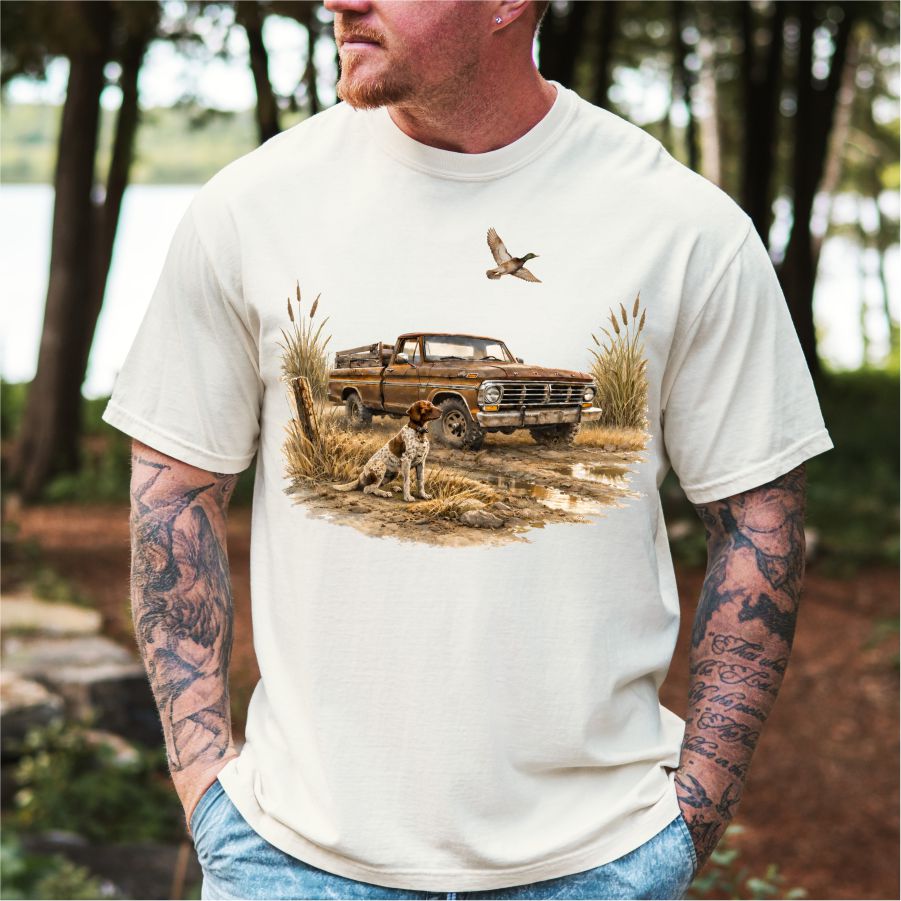 Vintage Duck Hunting Truck