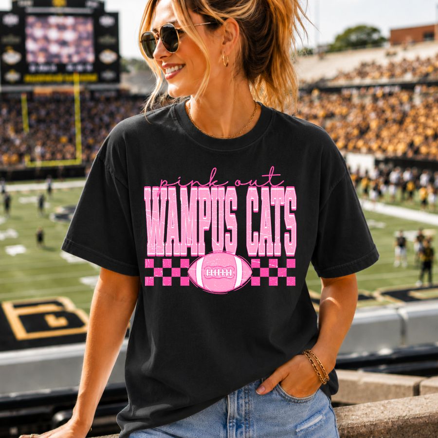 Pink Out Check Wampus Cats